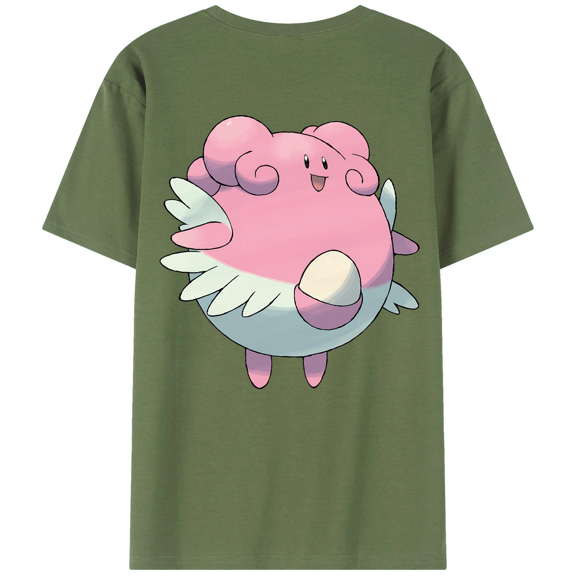 （画像用） ポケットモンスター Pokémon 綿100％ メンズ半袖Tシャツ（バックプリント） 通気性